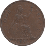 1951 PENNY ( EF ) - PENNY - Cambridgeshire Coins