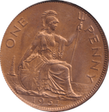 1951 PENNY ( GVF ) - PENNY - Cambridgeshire Coins