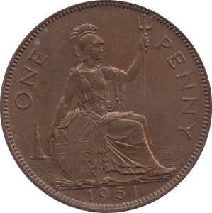 1951 PENNY ( UNC ) - PENNY - Cambridgeshire Coins