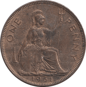 1951 PENNY ( UNC ) - PENNY - Cambridgeshire Coins