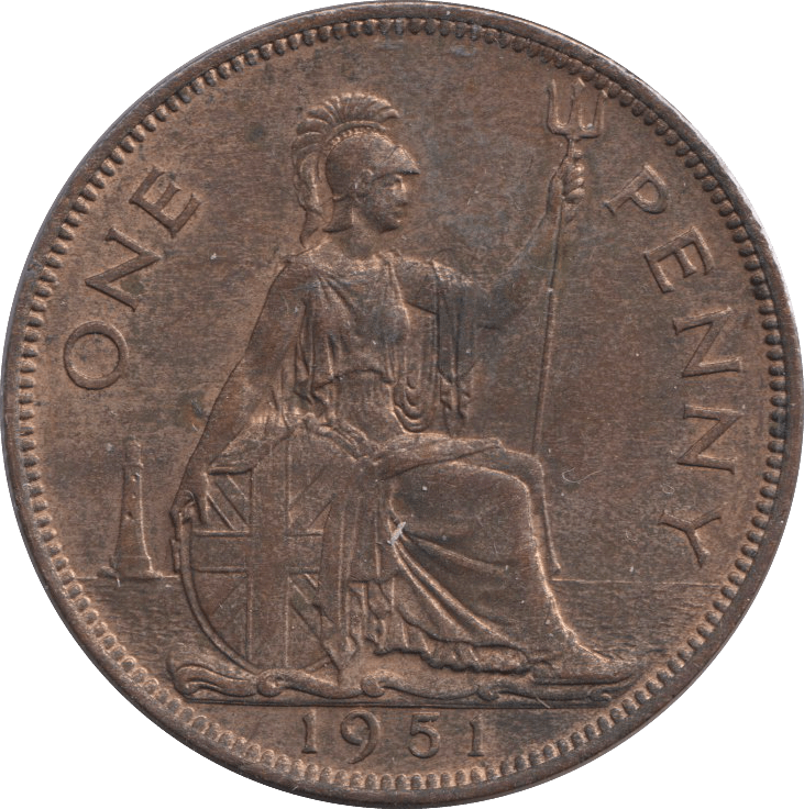 1951 PENNY ( UNC ) - PENNY - Cambridgeshire Coins