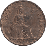 1951 PENNY ( UNC ) - PENNY - Cambridgeshire Coins