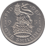 1951 SHILLING ( PROOF ) E - SHILLING - Cambridgeshire Coins