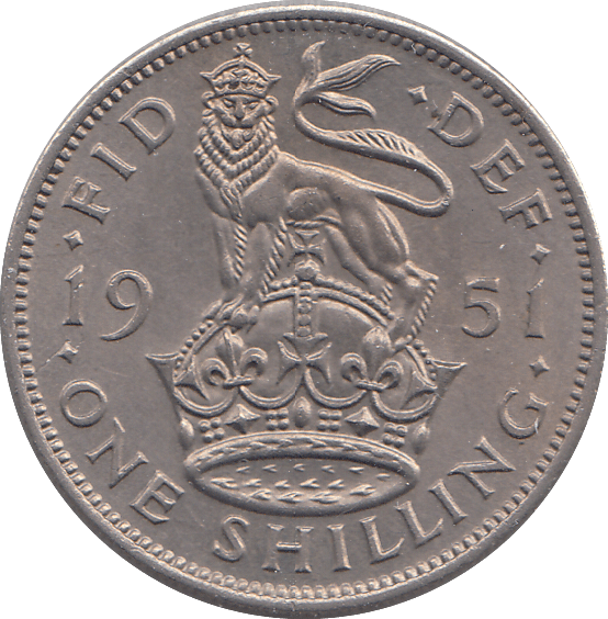 1951 SHILLING ( UNC ) E - SHILLING - Cambridgeshire Coins