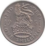 1951 SHILLING ( UNC ) E - SHILLING - Cambridgeshire Coins