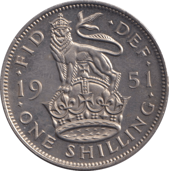 1951 SHILLING ( UNC ) - SHILLING - Cambridgeshire Coins