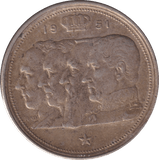 1951 SILVER 100 FRANC BELGIUM - SILVER WORLD COINS - Cambridgeshire Coins