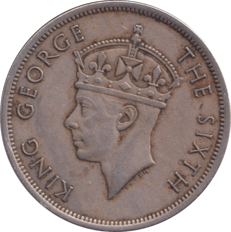 1951 SILVER HALF CROWN RHODESIA - SILVER WORLD COINS - Cambridgeshire Coins