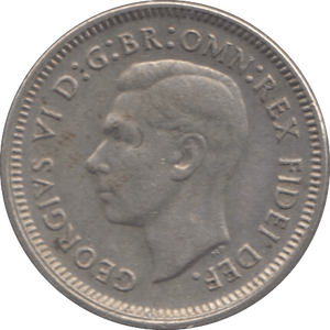 1951 SILVER SIXPENCE AUSTRALIA - SILVER WORLD COINS - Cambridgeshire Coins