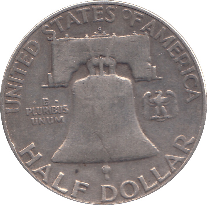 1951 SILVER USA HALF DOLLAR - SILVER WORLD COINS - Cambridgeshire Coins