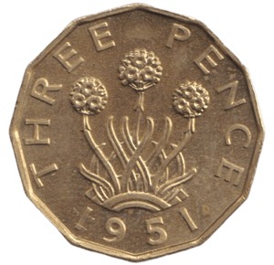1951 THREEPENCE ( PROOF ) - THREEPENCE - Cambridgeshire Coins