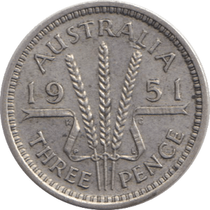 1951 THREEPENCE - WORLD COINS - Cambridgeshire Coins