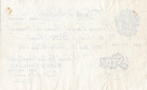 1951 WHITE FIVE POUND NOTE 18TH JUNE LONDON BANK OF ENGLAND BEALE W£5 - 7 - £5 BANKNOTES WHITE - Cambridgeshire Coins