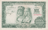1952 1000 PESTAS BANKNOTE SPAIN REF-1601 - WORLD BANKNOTES - Cambridgeshire Coins