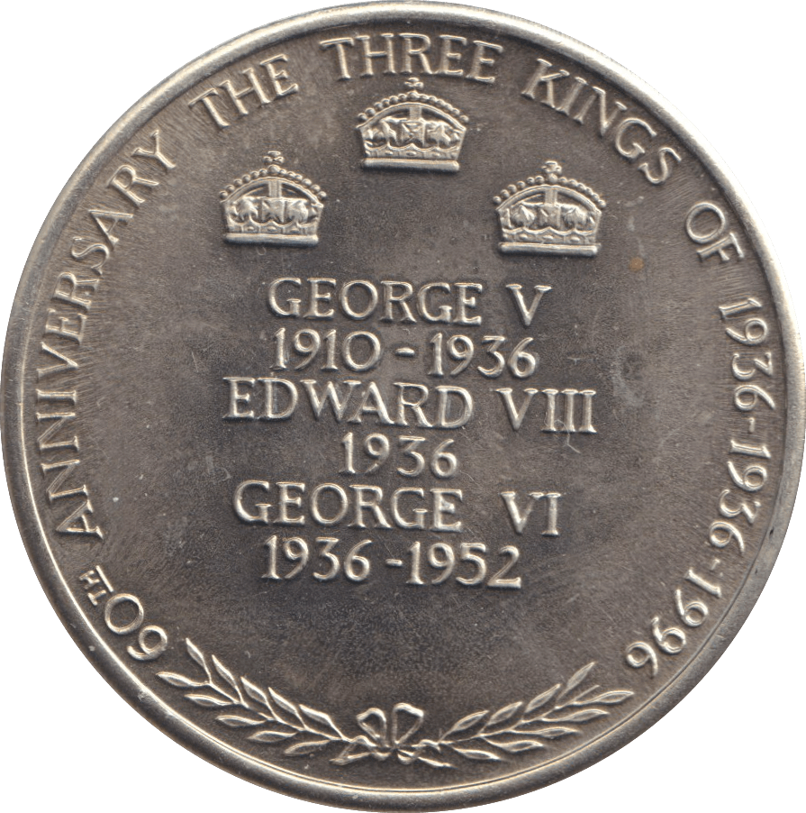 1952 60TH ANNIVERSARY OF THE THREE KINGS (GEORGE V) - MEDALS & MEDALLIONS - Cambridgeshire Coins