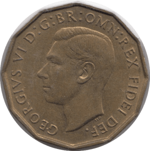 1952 BRASS THREEPENCE ( UNC ) - THREEPENCE - Cambridgeshire Coins