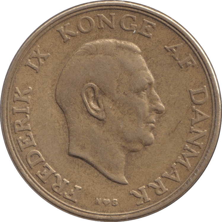 1952 DANISH 2 KRONER - Silver Proof - Cambridgeshire Coins