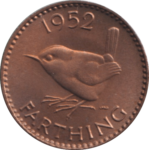 1952 FARTHING ( BU ) - FARTHING - Cambridgeshire Coins