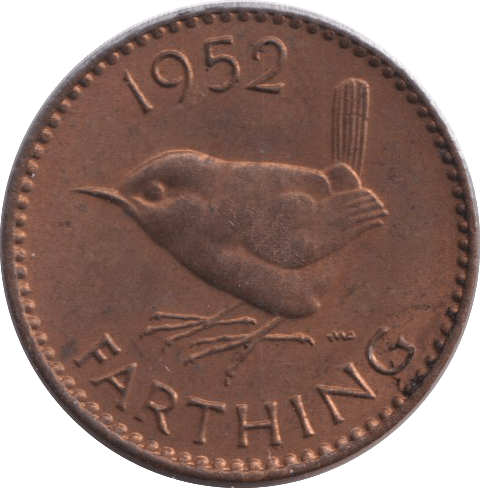 1952 FARTHING ( UNC ) - FARTHING - Cambridgeshire Coins