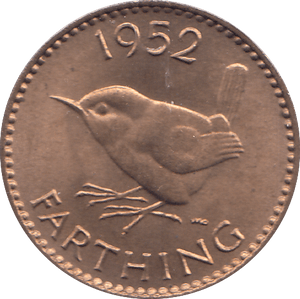 1952 FARTHING ( UNC ) - FARTHING - Cambridgeshire Coins