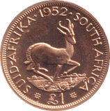 1952 GOLD 1 POUND SOUTH AFRICA ( PROOF ) - GOLD WORLD COINS - Cambridgeshire Coins