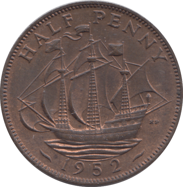 1952 HALF PENNY ( UNC ) - HALFPENNY - Cambridgeshire Coins
