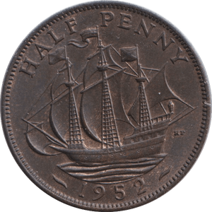 1952 HALFPENNY ( UNC ) - HALFPENNY - Cambridgeshire Coins