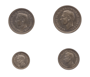 1952 MAUNDY SET GEORGE VI - Maundy Set - Cambridgeshire Coins