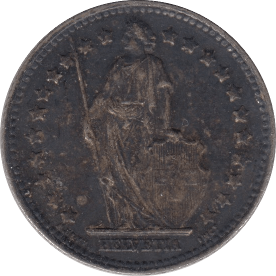 1952 ONE FRANC FRANCE - SILVER WORLD COINS - Cambridgeshire Coins