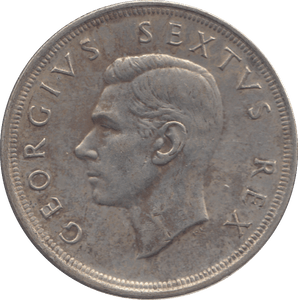 1952 SILVER 5 SHILLING SOUTH AFRICA - SILVER WORLD COINS - Cambridgeshire Coins