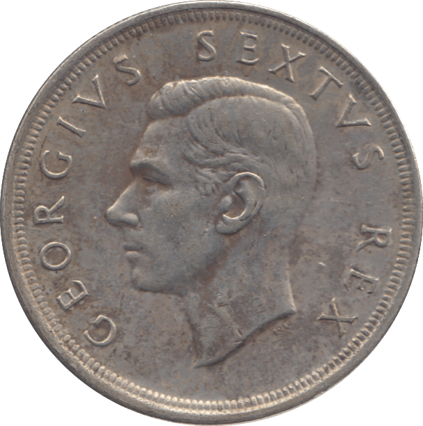 1952 SILVER 5 SHILLING SOUTH AFRICA - SILVER WORLD COINS - Cambridgeshire Coins