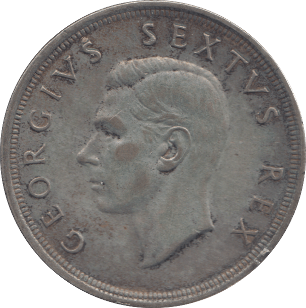 1952 SILVER 5 SHILLING SOUTH AFRICA - SILVER WORLD COINS - Cambridgeshire Coins