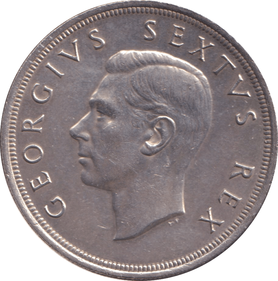 1952 SILVER 5 SHILLING SOUTH AFRICA - SILVER WORLD COINS - Cambridgeshire Coins