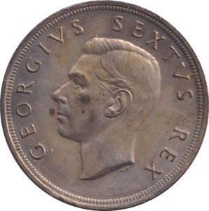 1952 SILVER 5 SHILLINGS SOUTH AFRICA - SILVER WORLD COINS - Cambridgeshire Coins