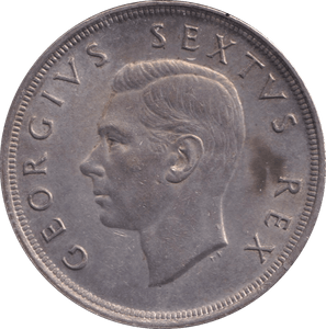 1952 SILVER CROWN SOUTH AFRICA - SILVER WORLD COINS - Cambridgeshire Coins