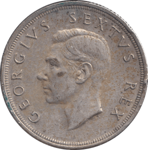 1952 SILVER FIVE SHILLINGS SOUTH AFRICA - SILVER WORLD COINS - Cambridgeshire Coins