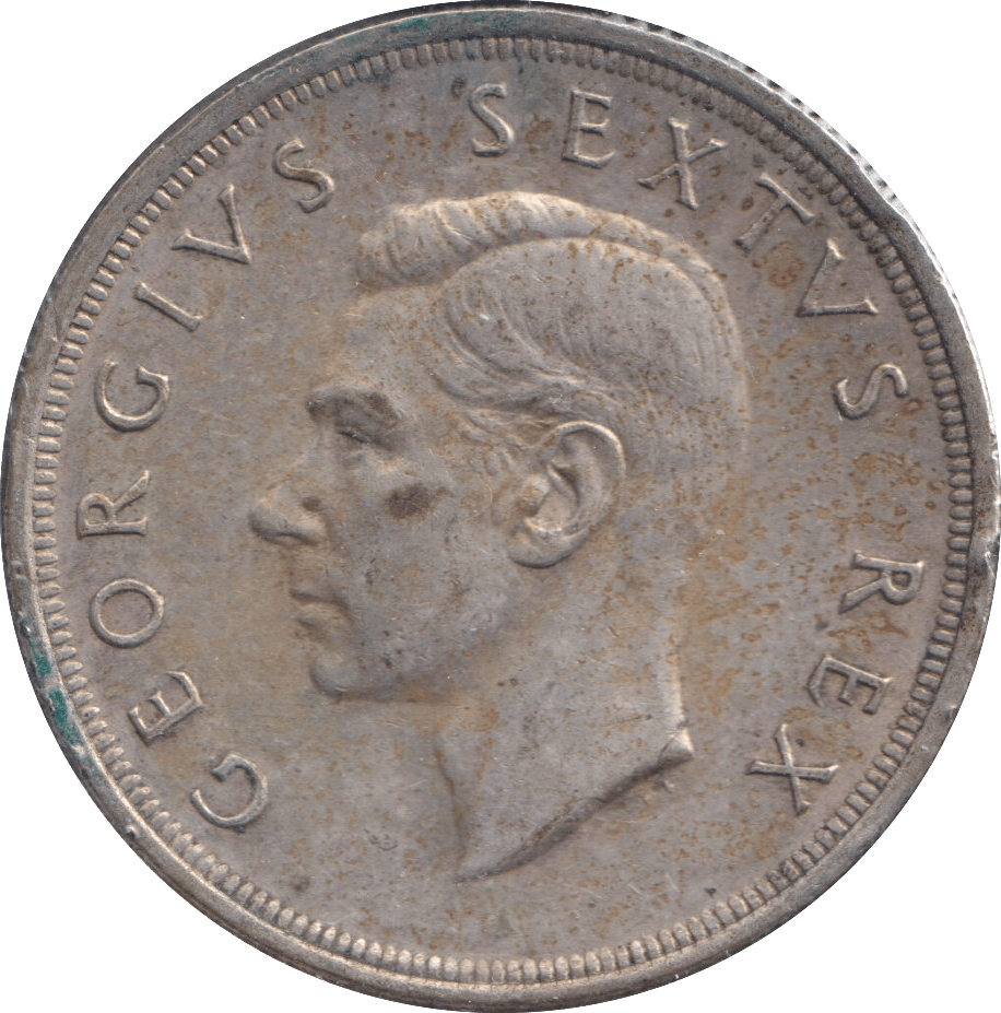 1952 SILVER FIVE SHILLINGS SOUTH AFRICA - SILVER WORLD COINS - Cambridgeshire Coins