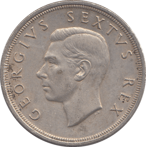 1952 SILVER FIVE SHILLINGS SOUTH AFRICA - SILVER WORLD COINS - Cambridgeshire Coins