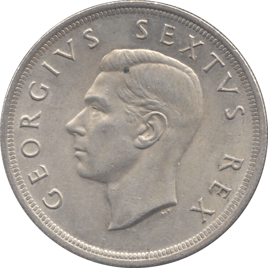 1952 SILVER FIVE SHILLINGS SOUTH AFRICA - SILVER WORLD COINS - Cambridgeshire Coins