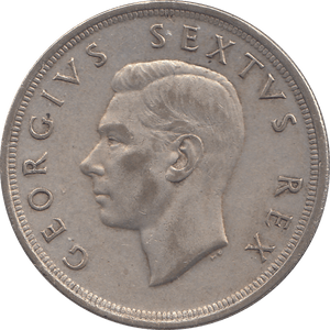 1952 SILVER FIVE SHILLINGS SOUTH AFRICA - SILVER WORLD COINS - Cambridgeshire Coins