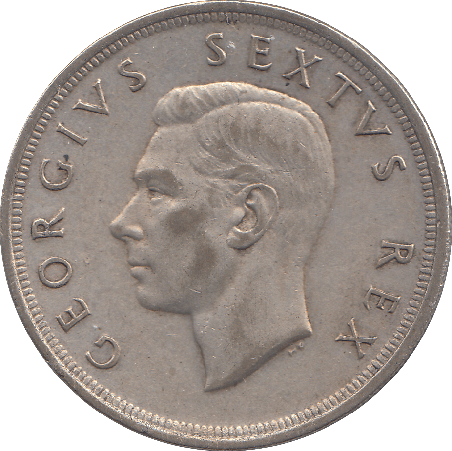 1952 SILVER FIVE SHILLINGS SOUTH AFRICA - SILVER WORLD COINS - Cambridgeshire Coins