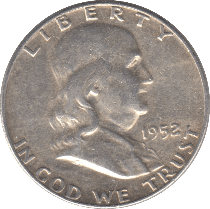 1952 SILVER HALF DOLLAR USA - SILVER WORLD COINS - Cambridgeshire Coins