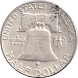 1952 SILVER HALF DOLLAR - WORLD COINS - Cambridgeshire Coins
