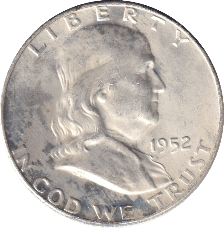 1952 SILVER HALF DOLLAR - WORLD COINS - Cambridgeshire Coins