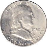 1952 SILVER HALF DOLLAR - WORLD COINS - Cambridgeshire Coins