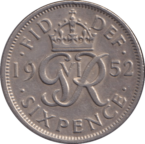 1952 SIXPENCE ( AUNC ) - SIXPENCE - Cambridgeshire Coins