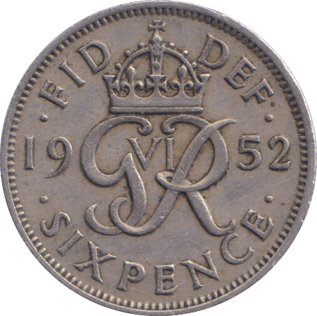 1952 SIXPENCE ( FINE ) - SIXPENCE - Cambridgeshire Coins