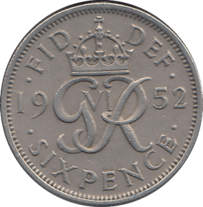 1952 SIXPENCE ( GF ) - SIXPENCE - Cambridgeshire Coins