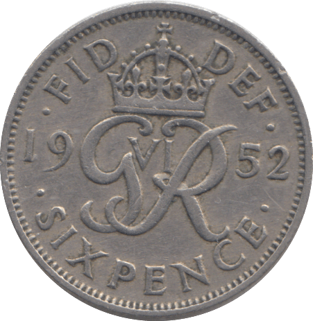 1952 SIXPENCE ( GF ) - SIXPENCE - Cambridgeshire Coins