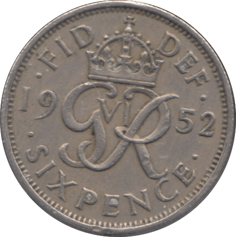 1952 SIXPENCE ( GF ) - SIXPENCE - Cambridgeshire Coins